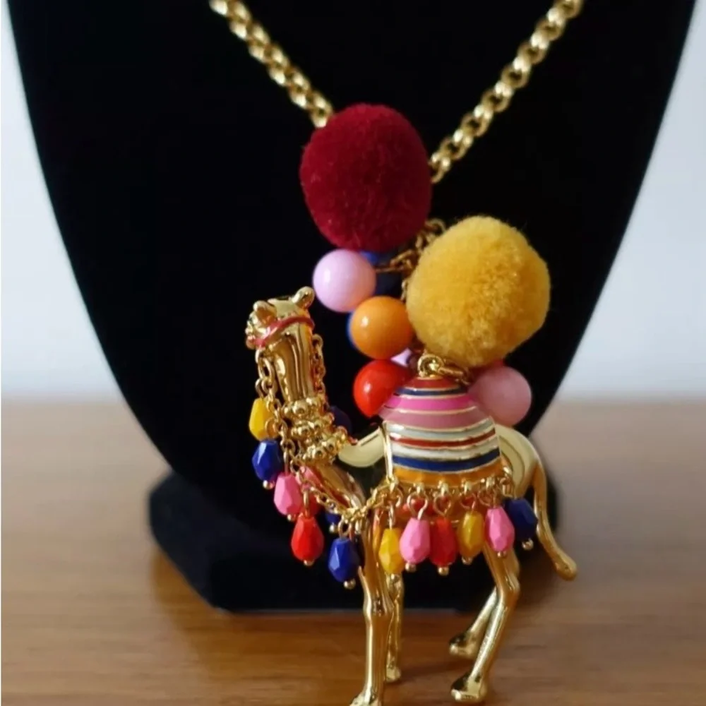 Kate Spade Spice Things Up Camel Pendant Necklace New - Picture 6 of 6